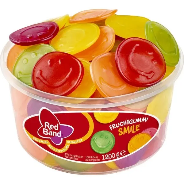 Red Band Frugt Smilie 100stk