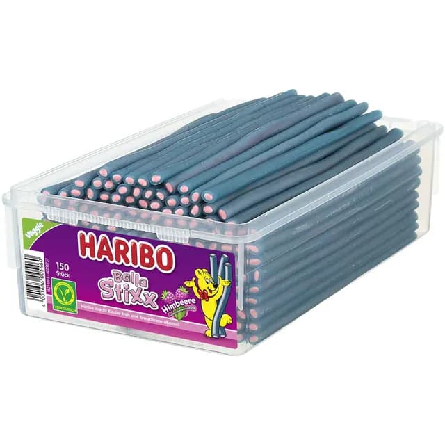 Haribo Balla Stixx Hindbær